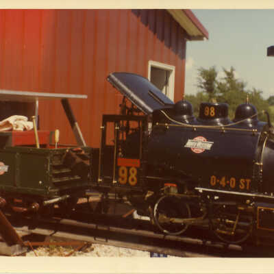 Stanely Wells Collection of Donnelly's Trains at his farm