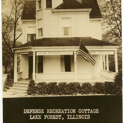 Defense Recreation Cottage Postcard