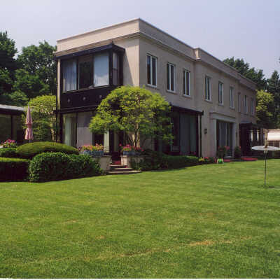 View of Edward Byron Smith home from the north