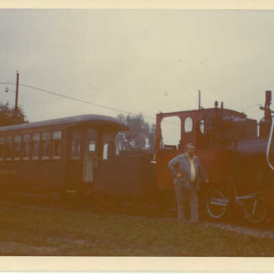 Stanely Wells Collection of Donnelly's Trains at his farm