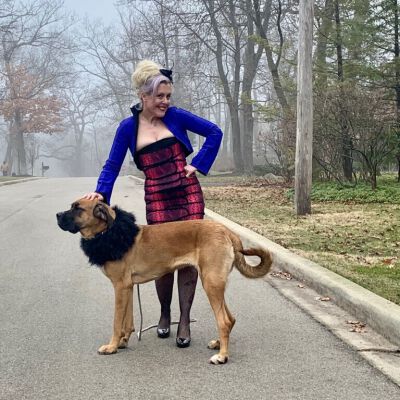"We can leave to walk the dog, right?"