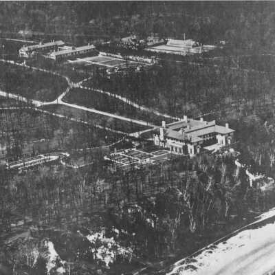 Villa Turicum aerial view