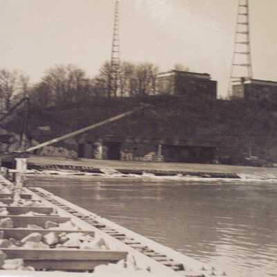 Work on the dock