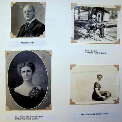 Albert B Dick and Mary Matthews Dick