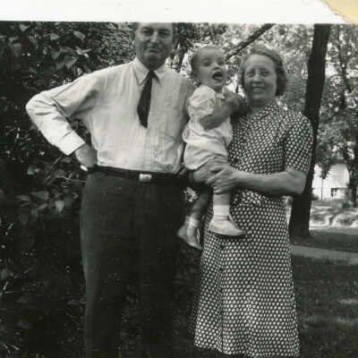 Child with grandparents
