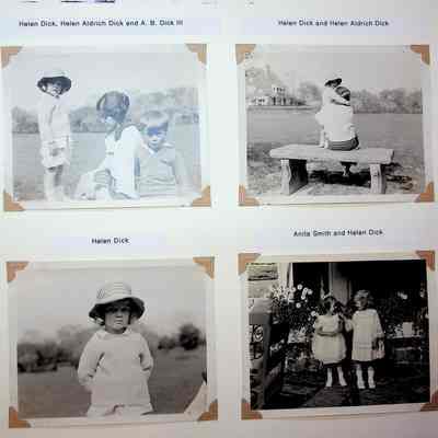 Helen Dick, Helen Aldrich Dick, Albert B Dick III, Anita Smith,