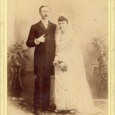Ida Evans Haines wedding