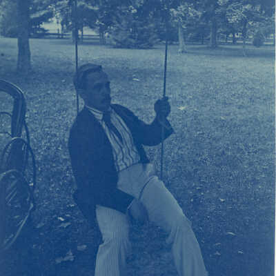 Man on a Swing