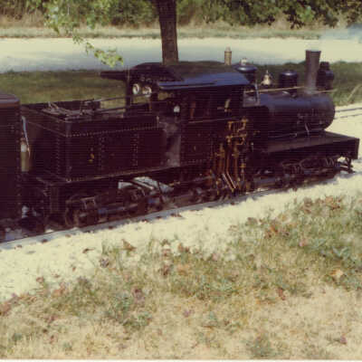 Stanely Wells Collection of Donnelly's Trains at his farm