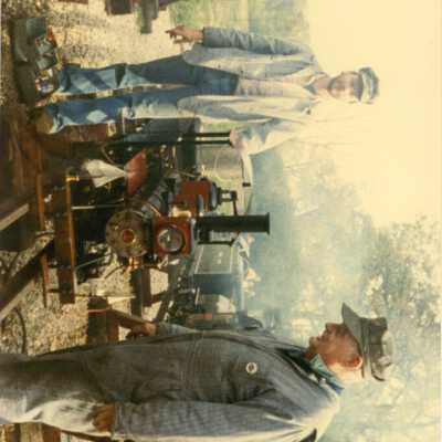 Stanely Wells Collection of Donnelly's Trains at his farm