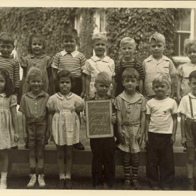 Halsey School Senior Morning Kindergarten 1941-1942