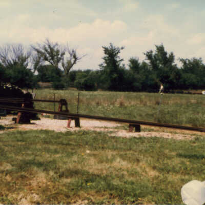Stanley Wells Collection of Donnelly's Trains at his farm