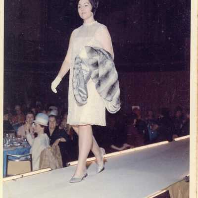 Virginia Fiester Frederick gown modeled