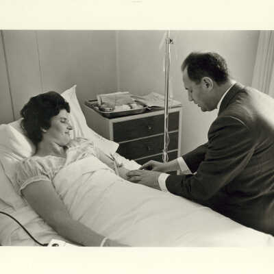 Dr. Ninio with Patient