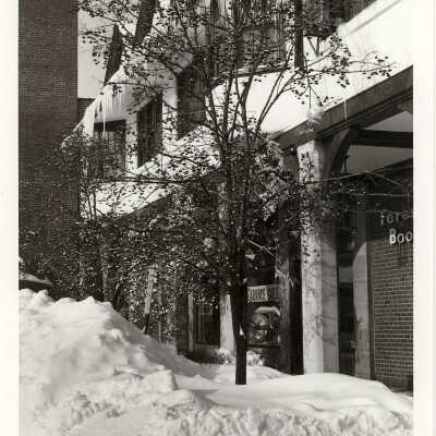 North side of Market Square under heavy snow