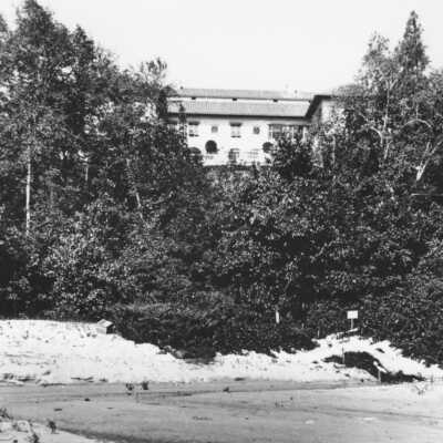 Villa Turicum view from Lake Michigan