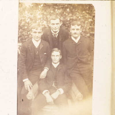 Four young men