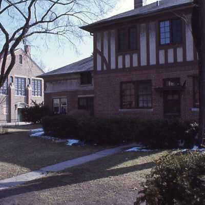 Lake Forest Fire Station and Police Station on Forest Avenue