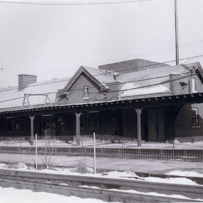 Lake Bluff Train Station, 1-4-1975