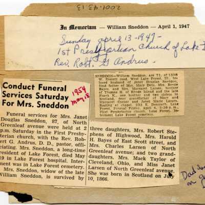 Copyright: Lake Forest Lake Bluff Historical Society