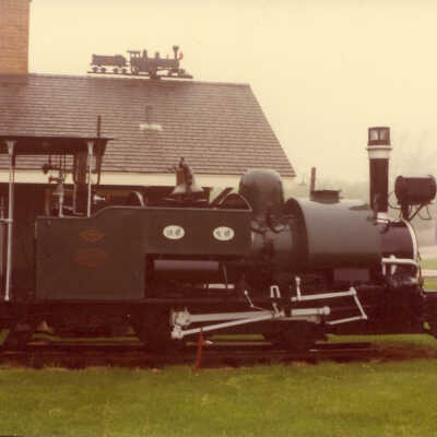 Stanely Wells Collection of Donnelly's Trains at his farm