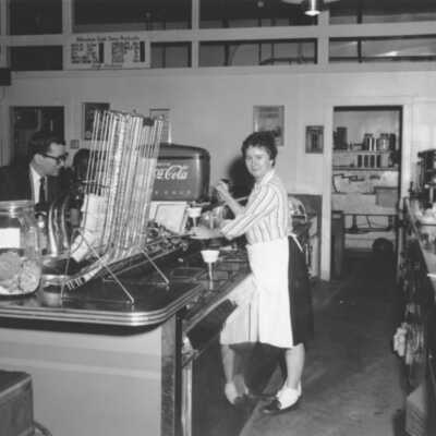 Soda Fountain in Lake Bluff:1961