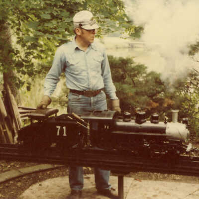Stanley Wells Collection of Donnelly's Trains at his farm