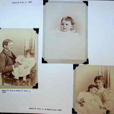 Albert Blake Dick, Albert Blake Dick, Jr., Mabel Dick