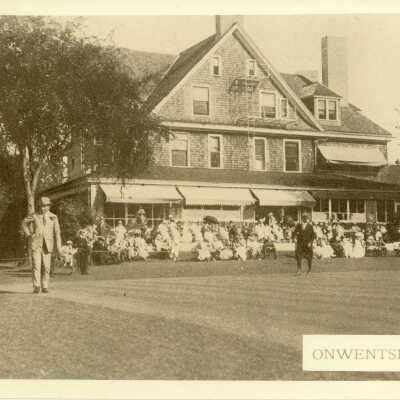 Onwentsia Postcard from Robertson's Men's Shop to Mr. Dutz