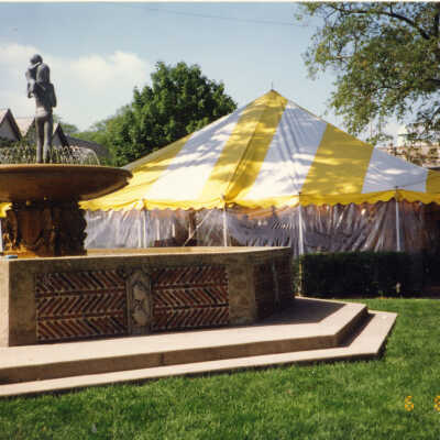 Tent in Market Square