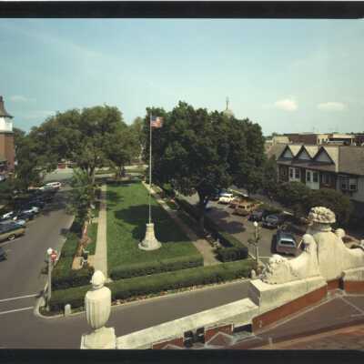 view looking east