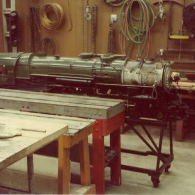 Stanely Wells Collection of Donnelly's Trains at his farm
