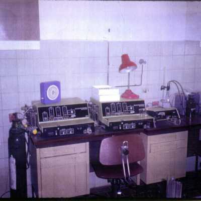 Antiquated laboratory equipment