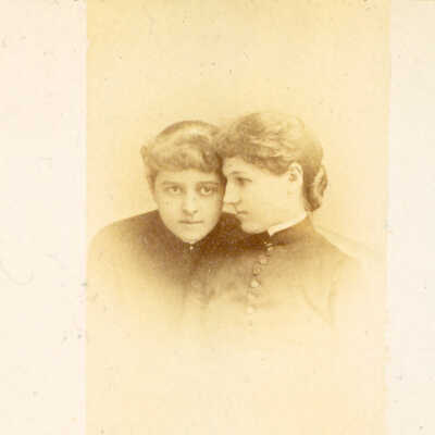 Portrait of two girls