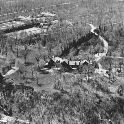 Walden and Villa Turicum aerial view