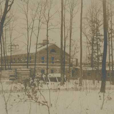 Photograph of Villa Turicum Outhouse Construction