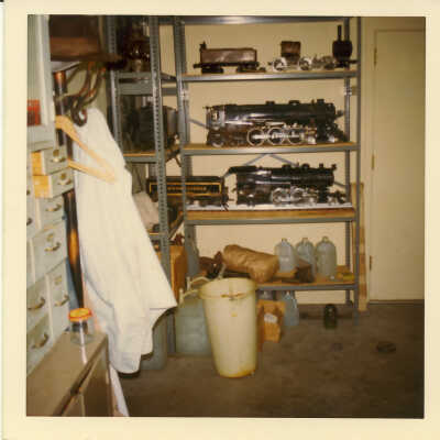 Stanely Wells Collection of Donnelly's Trains at his farm