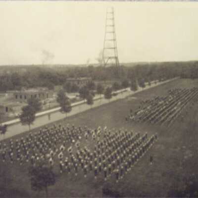 Aerial of band