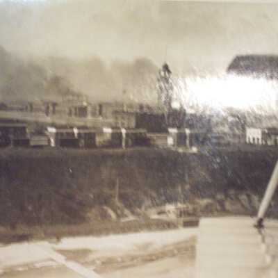 Aerial view of Great Lakes Naval Center