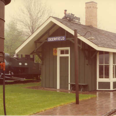 Stanely Wells Collection of Donnelly's Trains at his farm