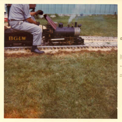 Stanely Wells Collection of Donnelly's Trains at his farm