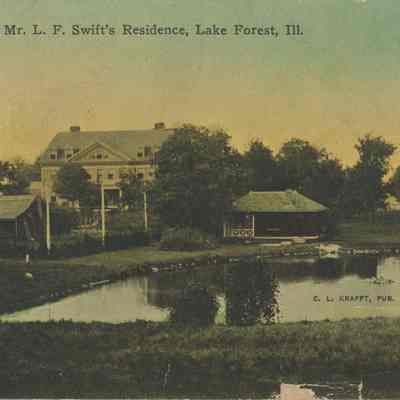 L.F. Swift Residence Postcard