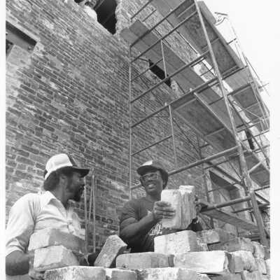 Market Square court construction