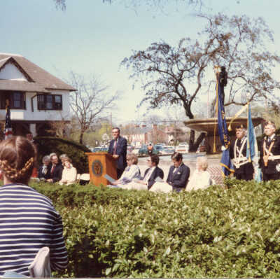 DAR Market Square dedication