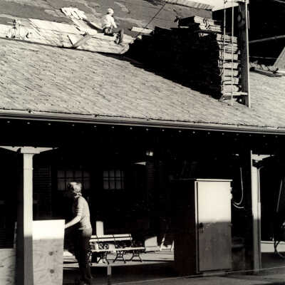 Lake Forest Train Station Roof