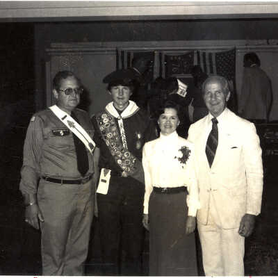 Robert McClory with the Earls family
