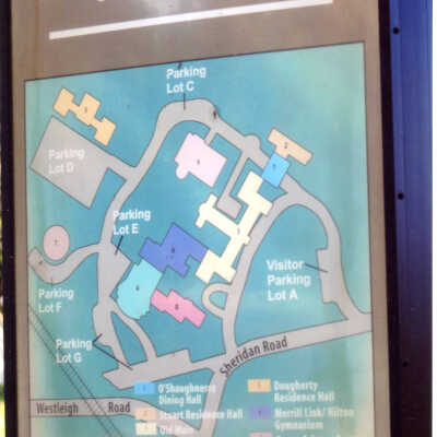 Barat College campus map