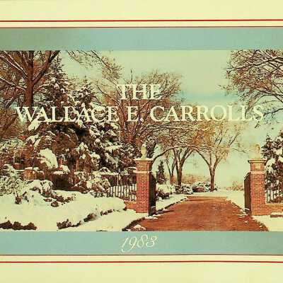 Carroll Family Christmas Card 1983