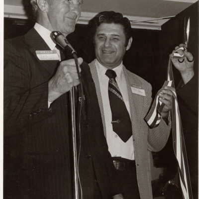 Robert McClory at ribbon cutting ceremony