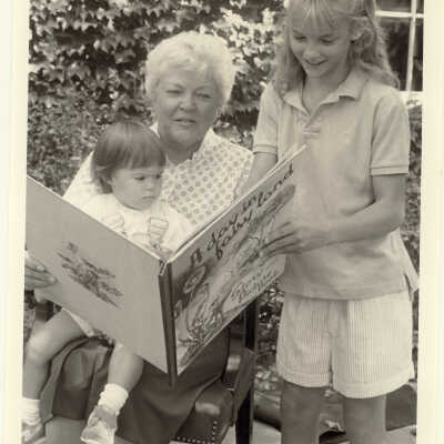 Grandma Lois Cedarquist with Elizabeth Rossiter and Heather McKinnon